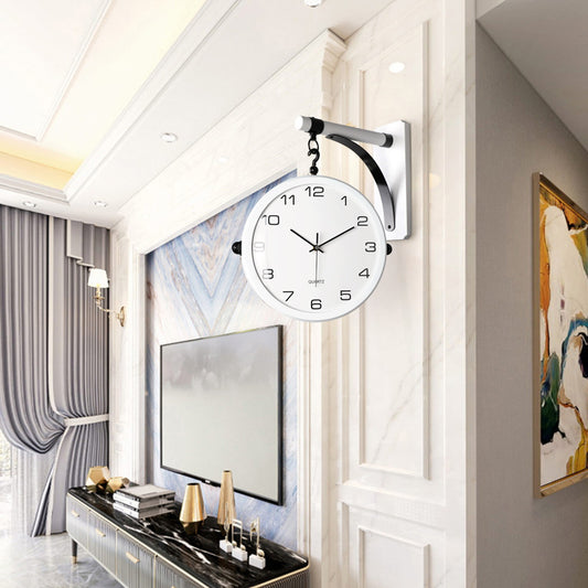 LYXEN™ Regal DualSide Wall Clock – European Luxury Design