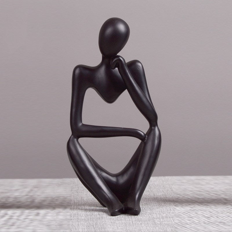 Lyxen Mindform Series – Abstract Thinker Resin Sculptures