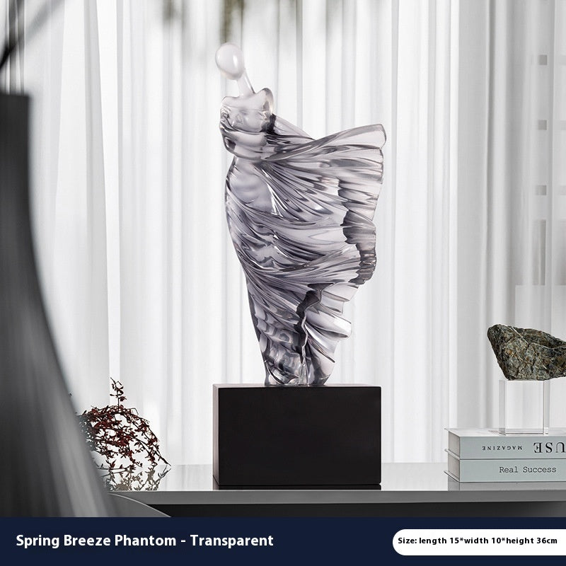 Lyxen™ Celestial Drift – Cloud & Mountain Resin Sculpture