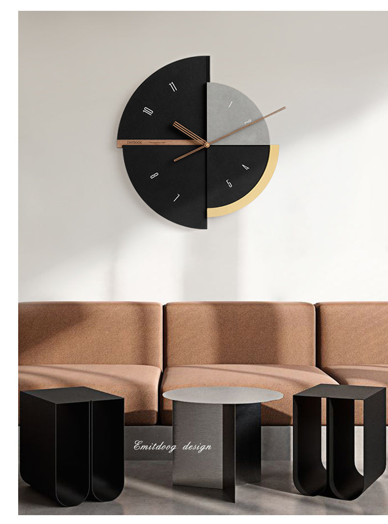 Lyxen NordicLux™ – Light Luxury Wall Clock | Creative Timepiece & Home Decor Art