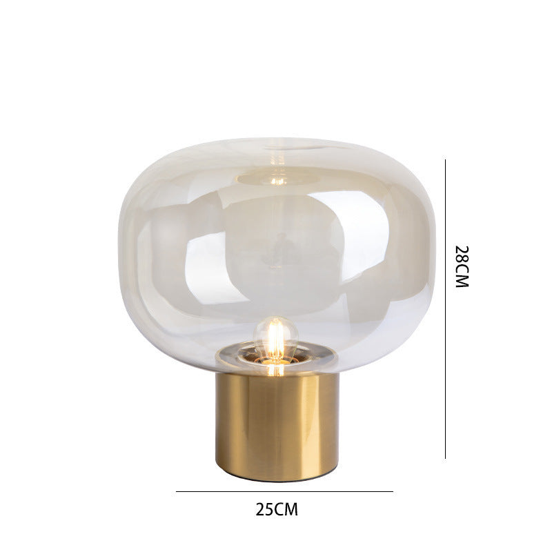 Lyxen GlowForm™ – Modern Decorative Metal Bedside Lamp