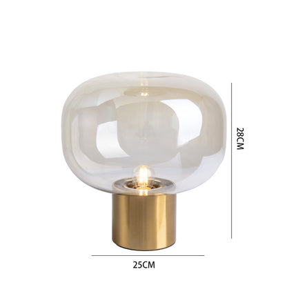 Lyxen GlowForm™ – Modern Decorative Metal Bedside Lamp