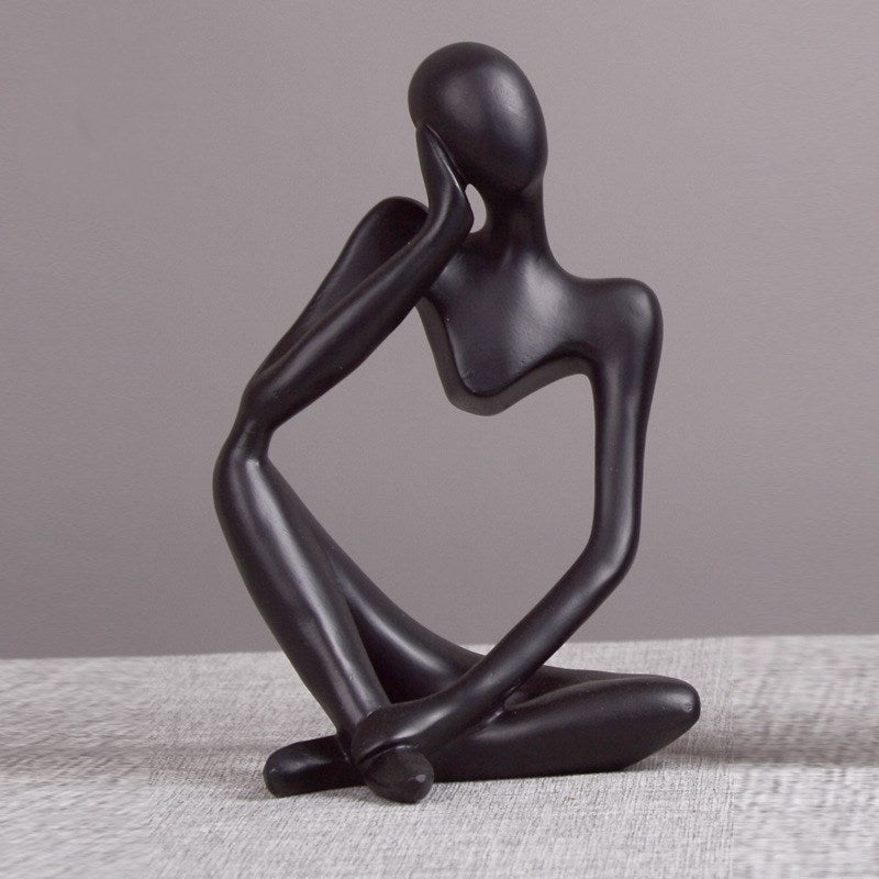 Lyxen Mindform Series – Abstract Thinker Resin Sculptures