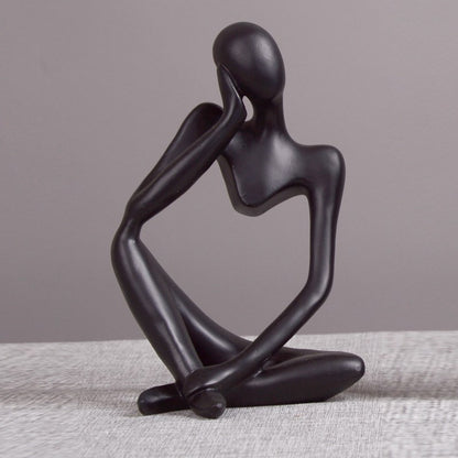 Lyxen Mindform Series – Abstract Thinker Resin Sculptures