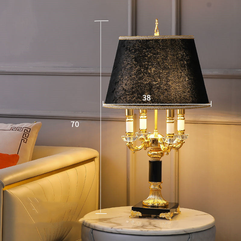 Lyxen Aurelite™ Engraved Alloy Bedside Lamp