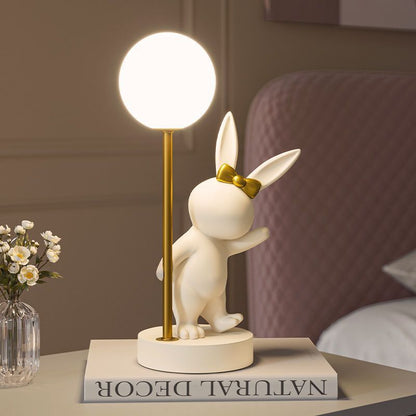 LYXEN™ LumiRabbit – Nordic Resin Bedroom Lamp