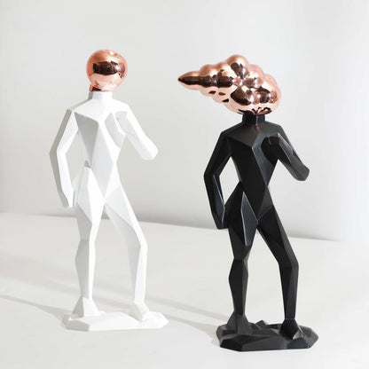 Lyxen Planet Man – Abstract Character Sculpture