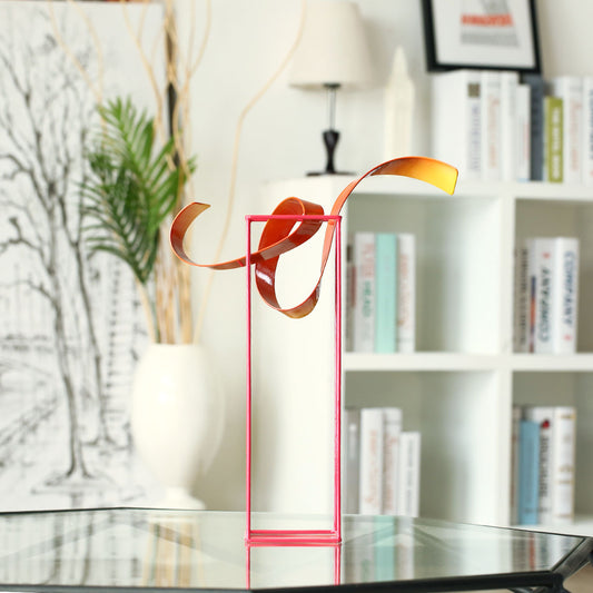 Lyxen™ Ember Flow – Abstract Iron Sculpture