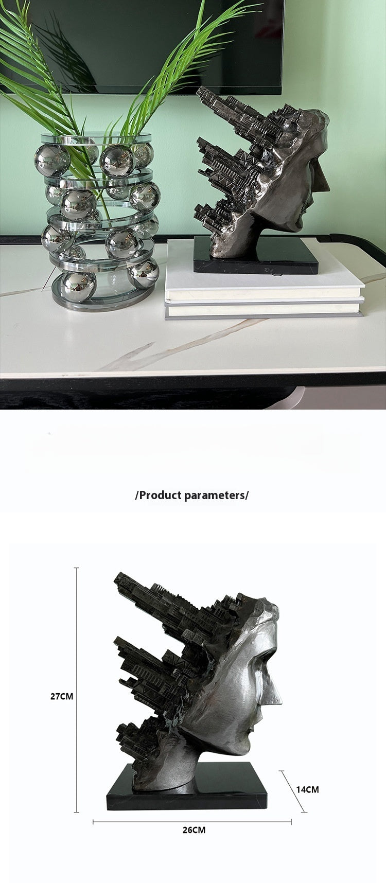 Lyxen Architect Series – Metal Portrait Sculpture