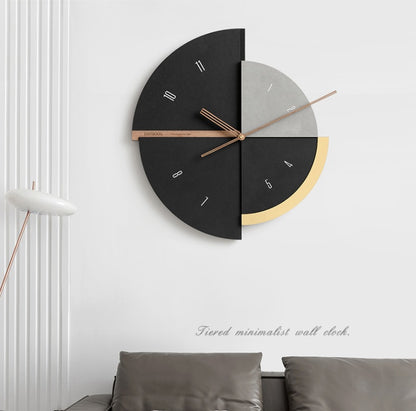 Lyxen NordicLux™ – Light Luxury Wall Clock | Creative Timepiece & Home Decor Art