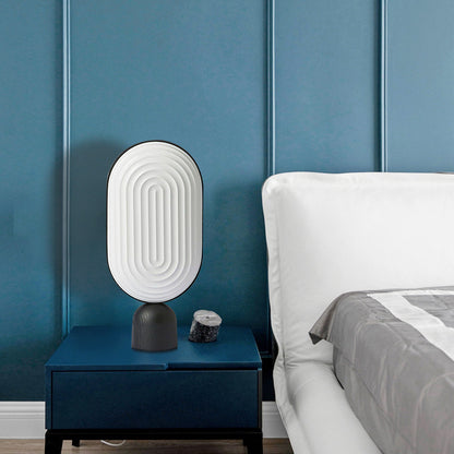 LYXEN™ Arqon – Art Deco Resin Table Lamp