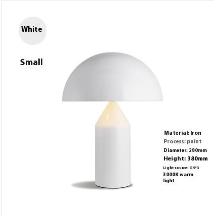 Lyxen DomeCut™ Metal Mushroom Table Lamp