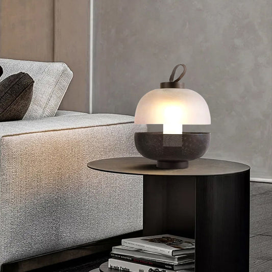 LYXEN™ Strato – Retro Glass Bedside Lamp