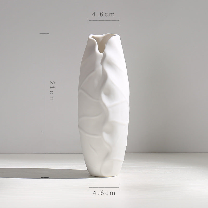 Lyxen Ivory Bloom Vase