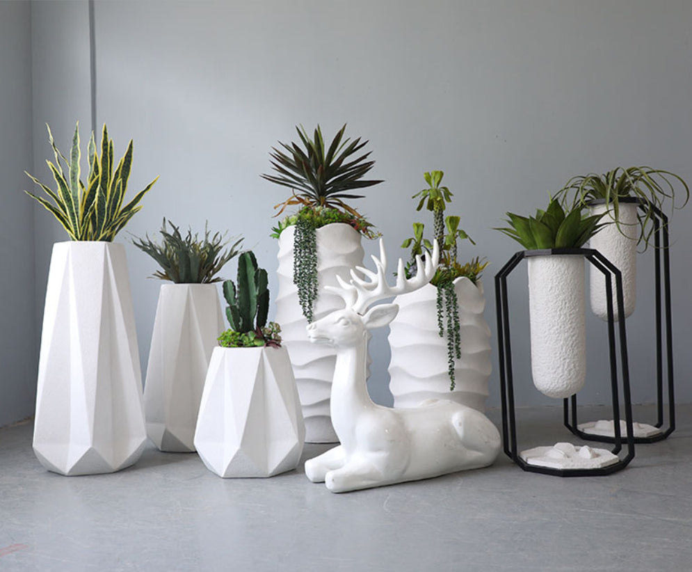 Lyxen™ Verde – Fiberglass Floor Vase Set Success