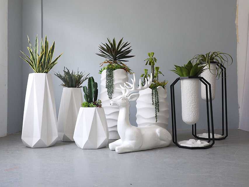 Lyxen™ Verde – Fiberglass Floor Vase Set Success