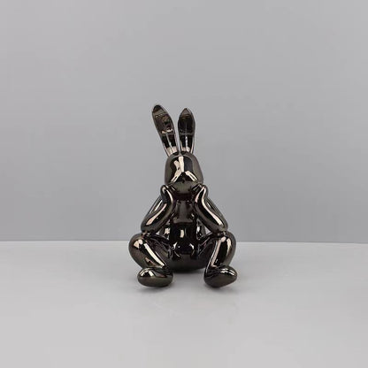 Lyxen Urban Rabbit – Modern Cartoon Resin Sculpture