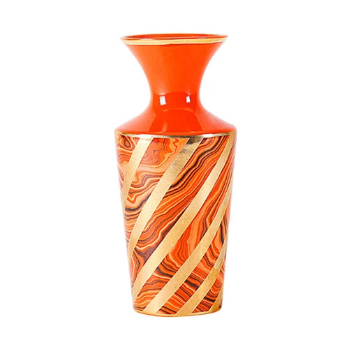Lyxen™ Solace Crest – European Ceramic Tabletop Vase