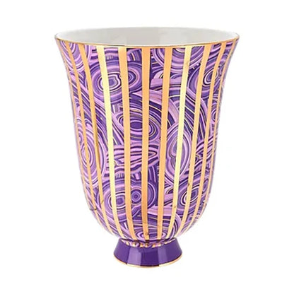 Lyxen™ Solace Crest – European Ceramic Tabletop Vase