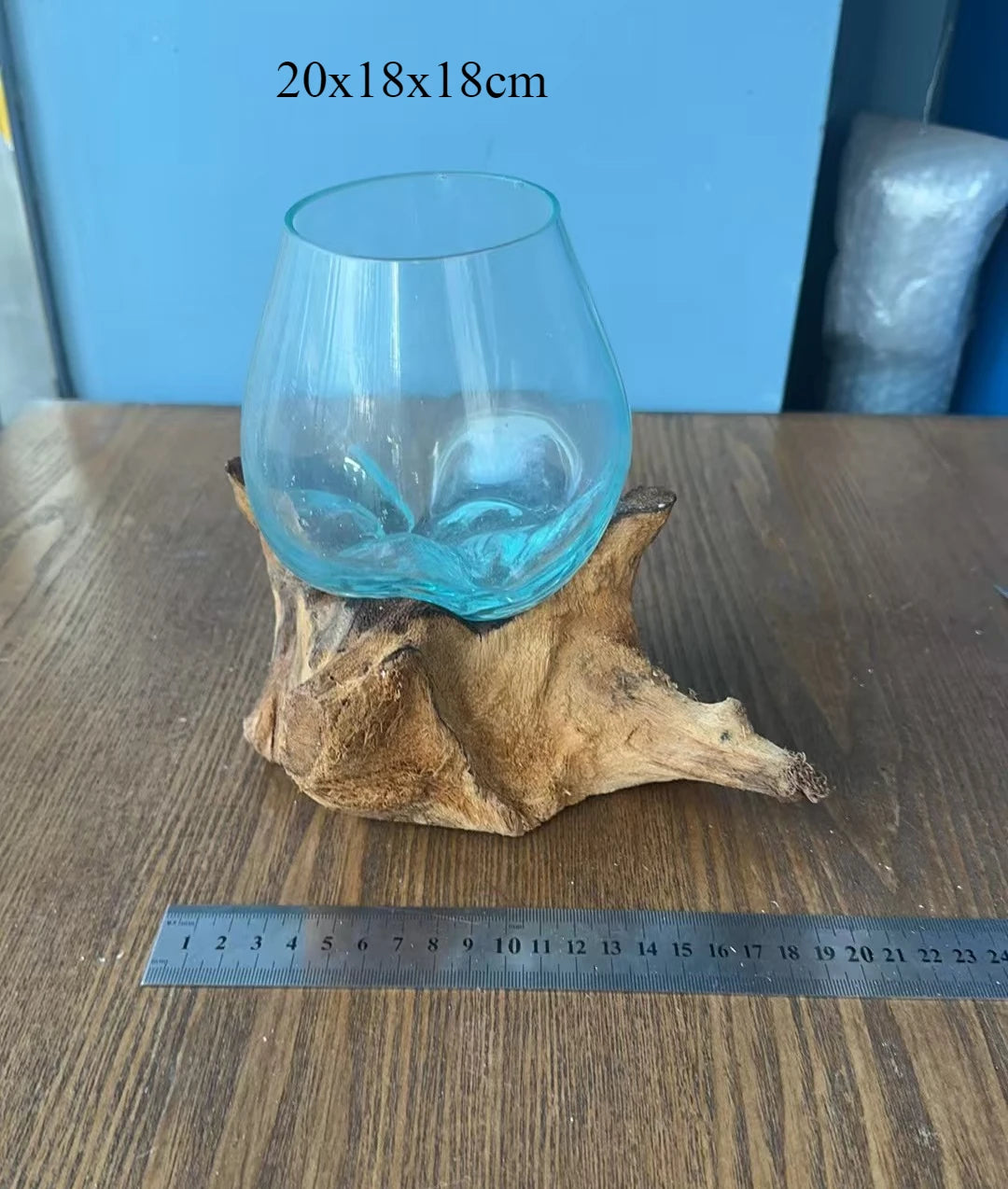 Lyxen™ Arbor Flow – Wooden Hydroponic Vase