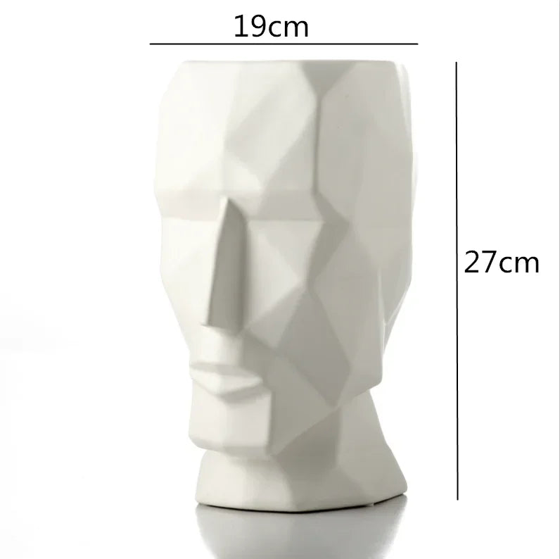 Lyxen™ Silhouette Form – Ceramic & Enamel Sculpture Vase