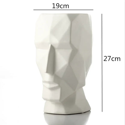 Lyxen™ Silhouette Form – Ceramic & Enamel Sculpture Vase