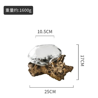 Lyxen™ Arbor Flow – Wooden Hydroponic Vase