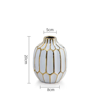 Lyxen™ Crestline – European Ceramic Table Vase