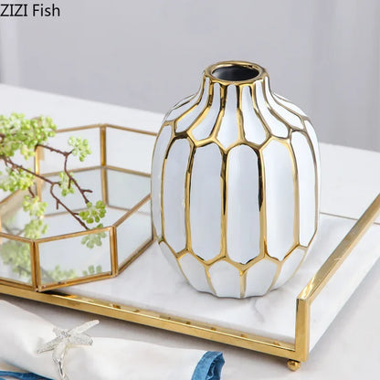 Lyxen™ Crestline – European Ceramic Table Vase