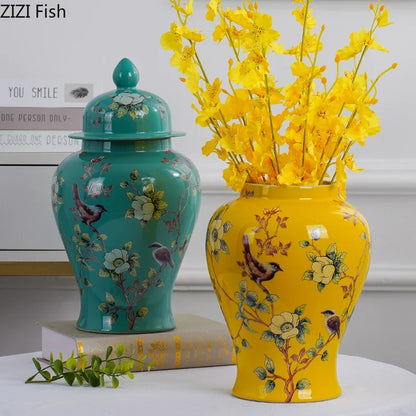 Lyxen™ Riviera Crest – European Ceramic Table Vase