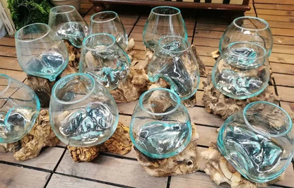 Lyxen™ Arbor Flow – Wooden Hydroponic Vase