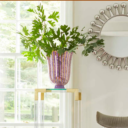 Lyxen™ Solace Crest – European Ceramic Tabletop Vase