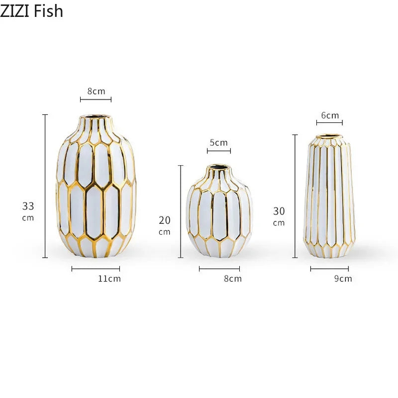 Lyxen™ Crestline – European Ceramic Table Vase