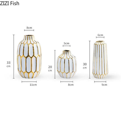 Lyxen™ Crestline – European Ceramic Table Vase