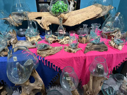 Lyxen™ Arbor Flow – Wooden Hydroponic Vase