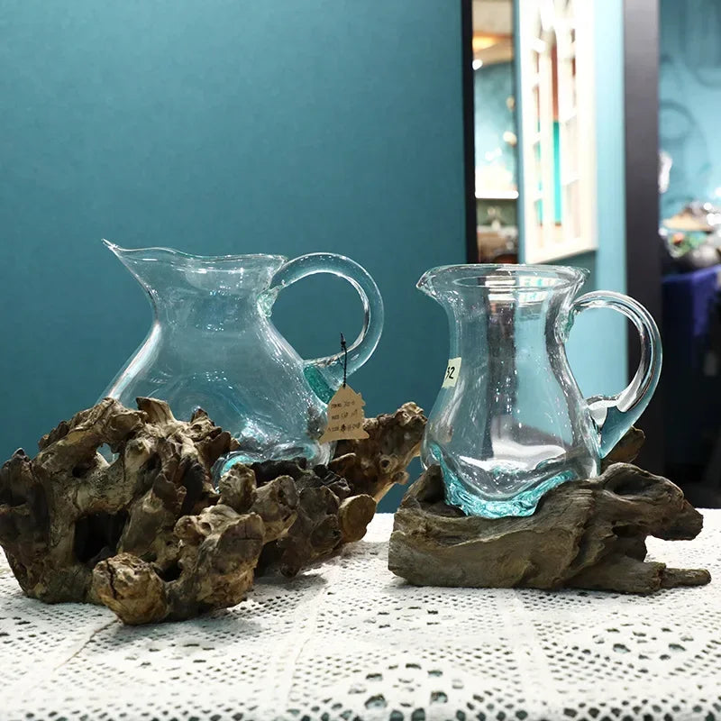 Lyxen™ Arbor Flow – Wooden Hydroponic Vase