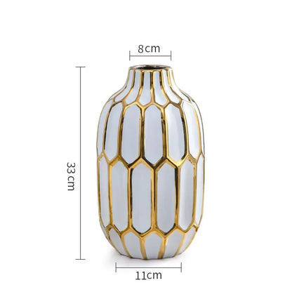 Lyxen™ Crestline – European Ceramic Table Vase