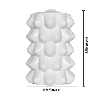 Lyxen™ Alta Crest – European Ceramic Table Vase