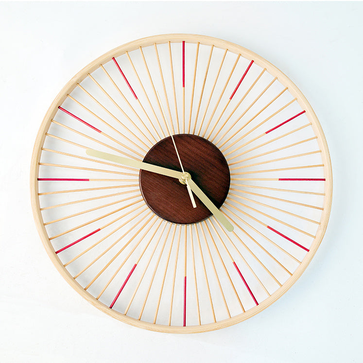 LYXEN ZenTime – Japanese Wood Wall Clock
