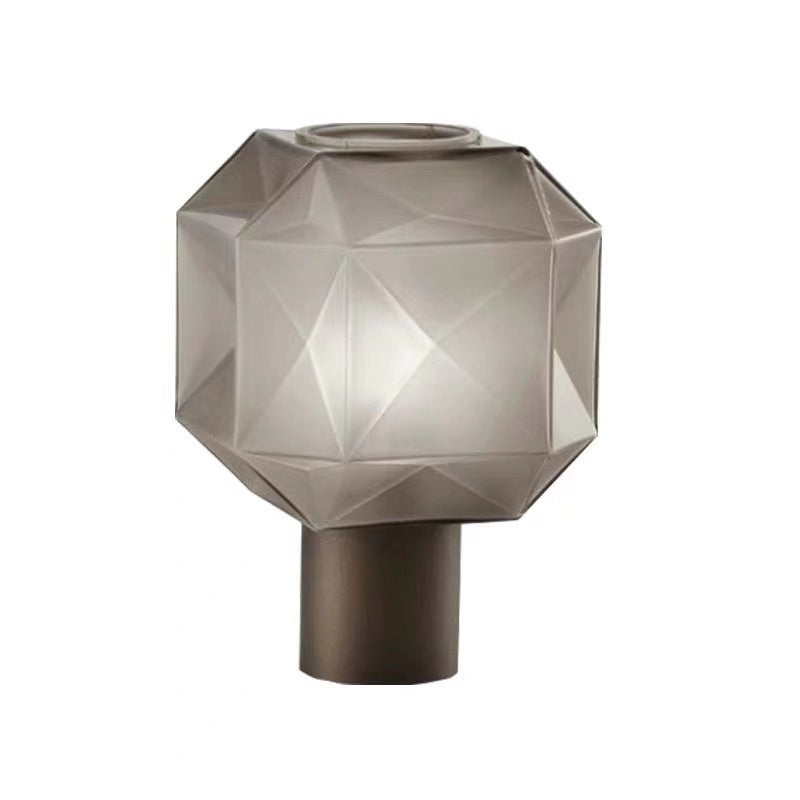 LYXEN™ Lumié – Smoky Glass Art Table Lamp