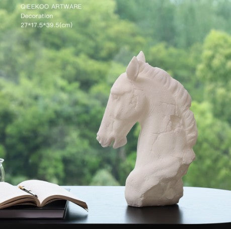 Lyxen™ Athens White Horse Sculpture