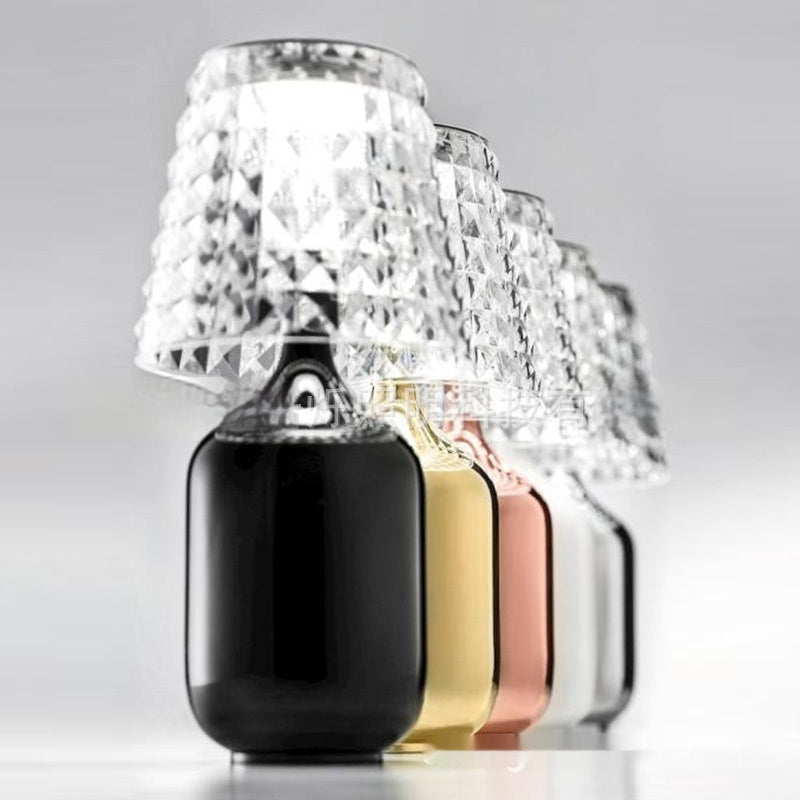 Living Room Bedroom Bedside Lamp Cozy And Romantic Italian Designer Mosaic Table Lamp