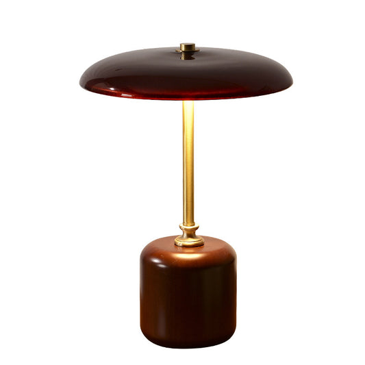 LYXEN™ Ardent – Brass & Glass Study Bedside Lamp