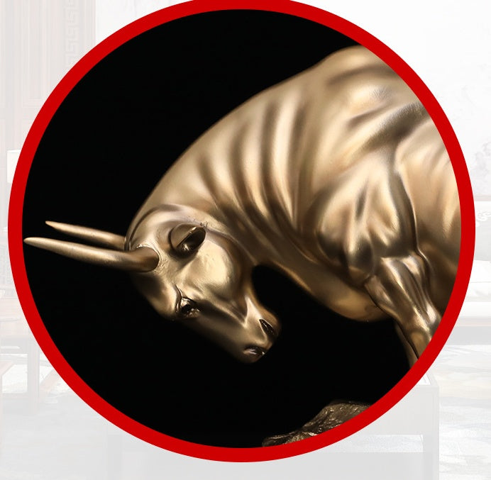 Lyxen NiuYun Soar – Luxury Animal Resin Sculpture