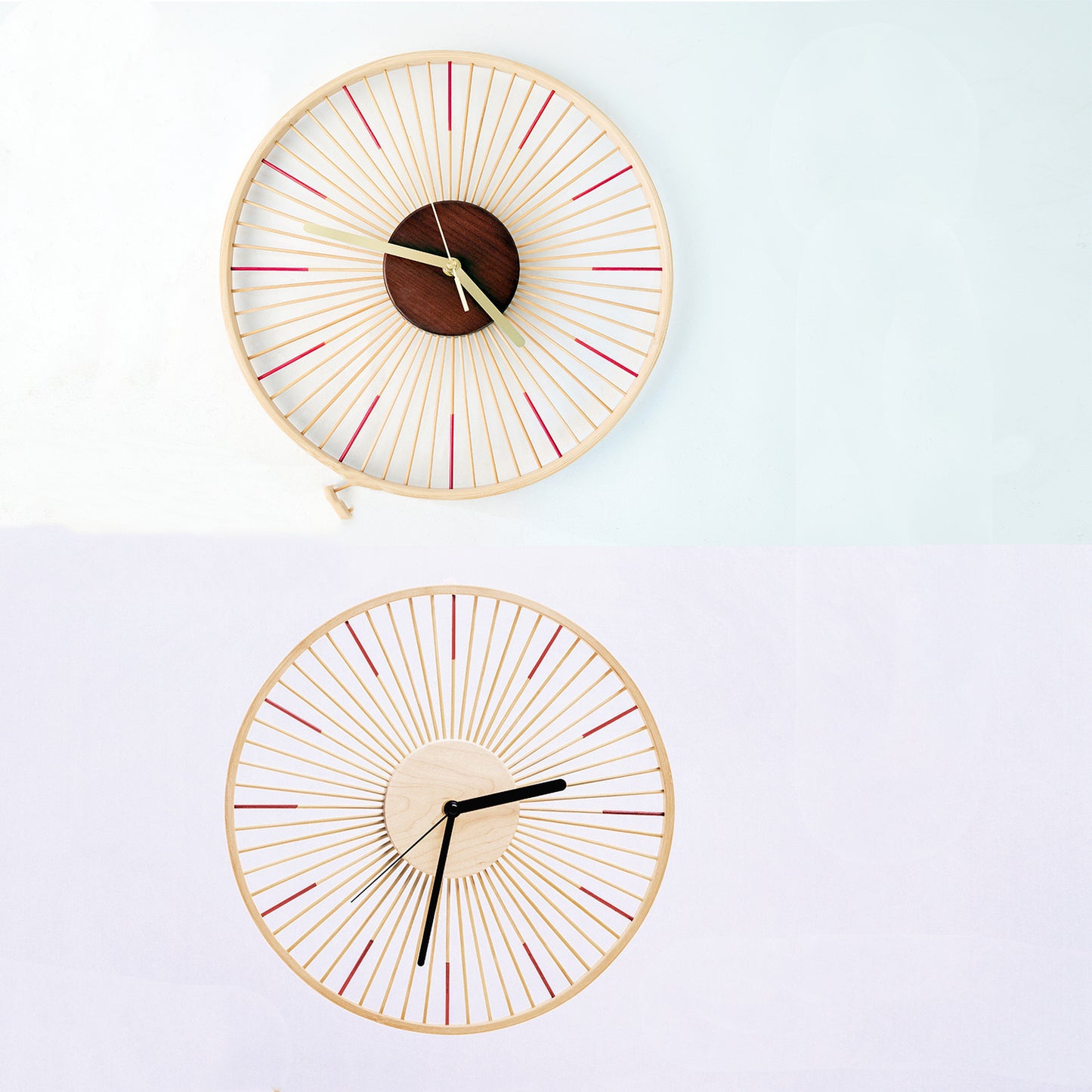 LYXEN ZenTime – Japanese Wood Wall Clock