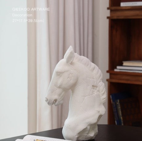 Lyxen™ Athens White Horse Sculpture
