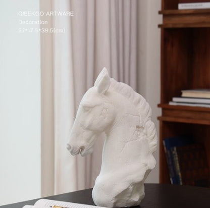 Lyxen™ Athens White Horse Sculpture