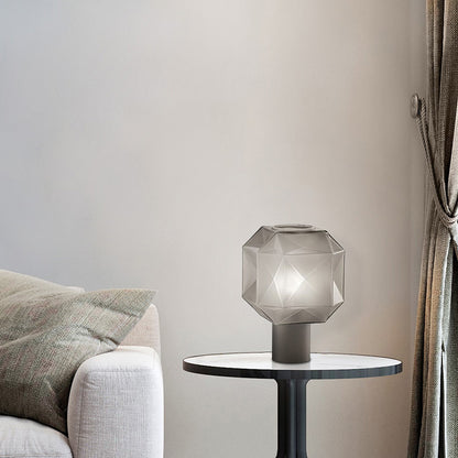 LYXEN™ Elara – Glass & Hardware Bedside Lamp
