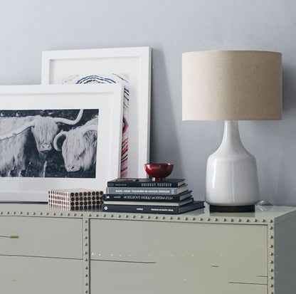 Lyxen NordCerra™ Matte Ceramic Bedside Lamp