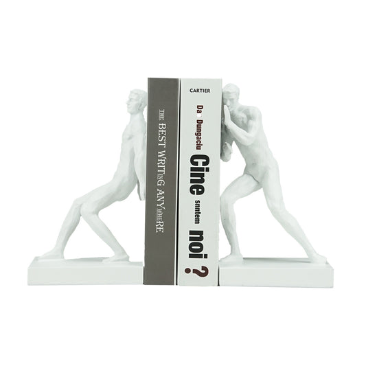 Lyxen MonoEdge – Modern Character Resin Bookend